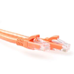 CAT6 Utp Patch Cable Orange Snagless Act 50cm