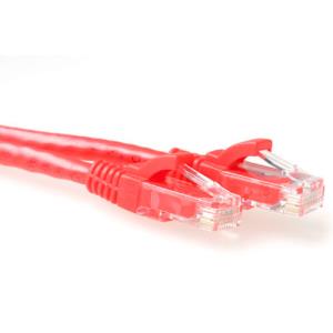 CAT6 Utp Patchcable Red Snagless 3m