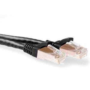 CAT6a Sstp Pimf Patchcable Snagless Black 20m