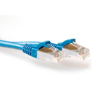 CAT6a Sstp Pimf Patchcable Snagless Blue 1m