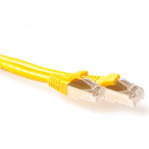 CAT6a Sstp Pimf Patchcable Snagless Yellow 20m