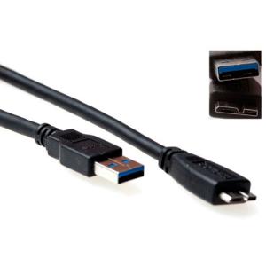 USB 3.0 Connection Cable USB A Male - Micro USB B Male 50cm