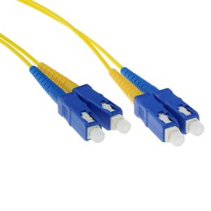 Fiber Optic Patch Cable Sc-sc 9/125m Os1 Duplex Yellow 1.5m