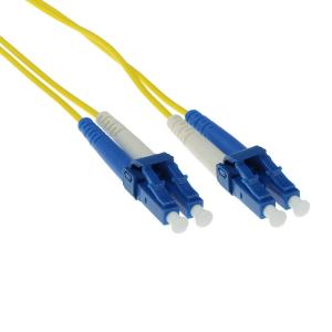 Lc-lc 9/125m Os1 Duplex Fiber Optic Patchcable Yellow 3m