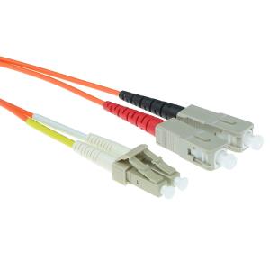 Lc-sc 62.5/125m Om1 Duplex Fiber Optic Patch Cable 1.5m