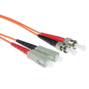 Sc-st 50/125m Om2 Duplex Fiber Optic Patch Cable 1.5m