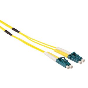Fiber Optic Patch Cable Lc-lc 9/125µm Os2 Duplex Ruggedized 20m Yellow