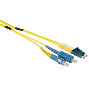 Fiber Optic Patch Cable Lc-sc 9/125µm Os2 Duplex Ruggedized 20m Yellow