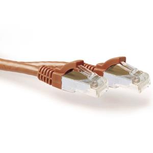 Patch Cable CAT6a S/ftp Pimf Snagless Brown 20m