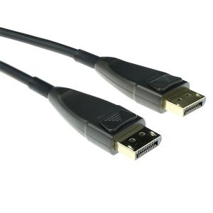 DisplayPort Hybrid Fiber/copper Cable Dp Male To Dp Male - 50m
