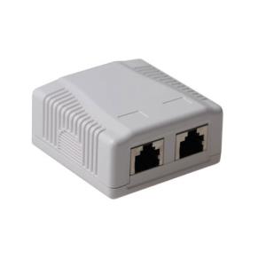 Surface Mounted Box Shielded 2 Ports CAT6a