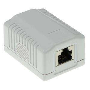 Surface Mounted Box Shielded 1 Ports CAT6a