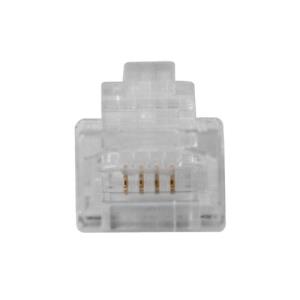 Rj11 (6p/4c) Modulaire Connector For Round Cable With Stranded Conductors