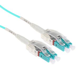 Fiber Optic Cable - Multimode - 50/125 Om3 Polarity - Twist Lc - 15m - Aqua