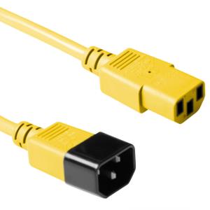 Power Cord C13 - C14 Yellow 30cm