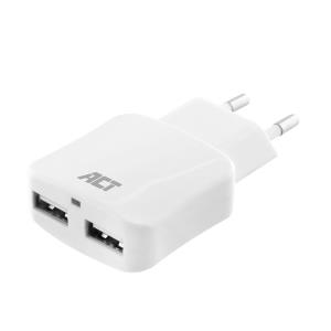 USB Charger 2-port 2.4A 12W Smart IC