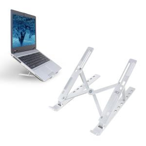 Foldable laptop stand aluminium 7 positions height adjustable