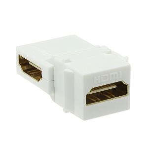 Keystone Coupler HDMI Female-Female Angled
