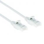 Slimline Patch Cable - CAT6 - U/UTP - 15cm - White