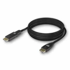 DisplayPort 1.4 Active Optical Cable 8K with Detachable Connector 30m