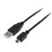 Mini USB 2.0 Cable - A To Mini B 1m