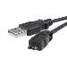 USB A To Micro USB B Cable 1m