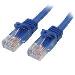 Patch Cable - Cat 5e - Utp - Snagless - 2m - Blue