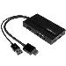 Travel A/v Adapter 3-in-1 Hdmi To DisplayPort Vga Or DVI - 1920 X 1200