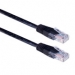 Ewent Black, 0.9 meter, UTP, cat5e patch cable, with RJ45 connectors