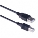 Ewent 1.0 meter, USB 2.0 connection cable, USB A to USB 2.0 B male