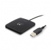 Ewent External USB 2.0 Smartcard eID Card Reader, black