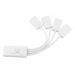 Ewent USB Hub 2.0, 4 port, flexible, white
