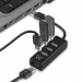 Ewent USB Hub 2.0, 4 port, mini, black
