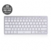 Keyboard Bluetooth, Qwerty/US - Silver and White