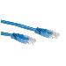 Patch Cable - Cat 5e - UTP - 50cm - Blue