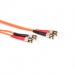 Ewent 1 meter LSZH Multimode 62.5/125 OM1 fiber patch cable duplex with ST connectors