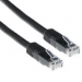 ACT Black 0.5 meter U/UTP CAT5E patch cable with RJ45 connectors