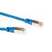 Patch cable - CAT5E - F/UTP - 50cm - Blue