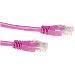 ACT Pink 0.5 meter U/UTP CAT5E patch cable with RJ45 connectors
