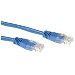 ACT Blue 0.5 meter U/UTP CAT5E patch cable with RJ45 connectors
