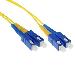 Fiber Optic Patch Cable Sc-sc 9/125µm Os1 Duplex Yellow 1m
