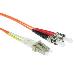 Fiber Patch Cable Lc/st 62.5/125µm Om1 Duplex Multimode 1m