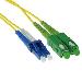 Sc/apc8 - Lc/pc 9/125µm Os1 Duplex Fiber Optic Patch Cable 1m