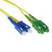 Sc/apc8 - Sc/pc 9/125µmos1 Duplex Fiber Optic Patch Cable 2m