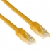 ACT Yellow 0.25 meter U/UTP CAT6 patch cable with RJ45 connectors