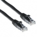 ACT Black 0.25 meter U/UTP CAT6 patch cable snagless with RJ45 connectors
