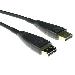 DisplayPort Hybrid Fiber/copper Cable Dp Male To Dp Male - 90m