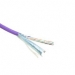 ACT Cat 6 F/UTP solid installation cable, LSZH, CPR euroclass ECA, 24AWG, violet 500 meter